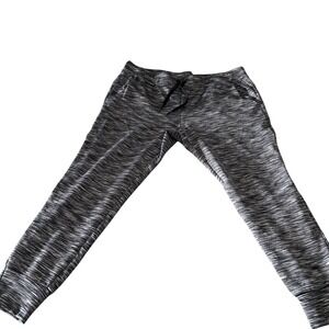 Men's Charcoal  Spyder XL Marled Jogger Pants Athletic White Black Lounge